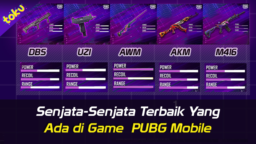 Senjata-Senjata Terbaik yang Ada di Game PUBG Mobile. Foto: Toku