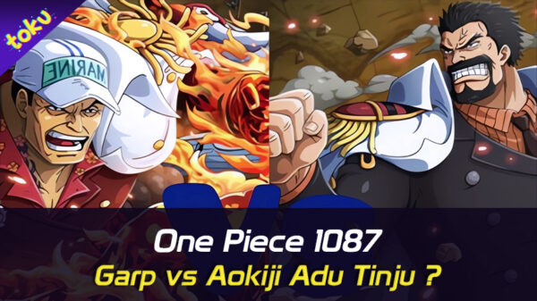 One Piece 1087: Garp vs Aokiji Adu Tinju ?. Foto: Toku