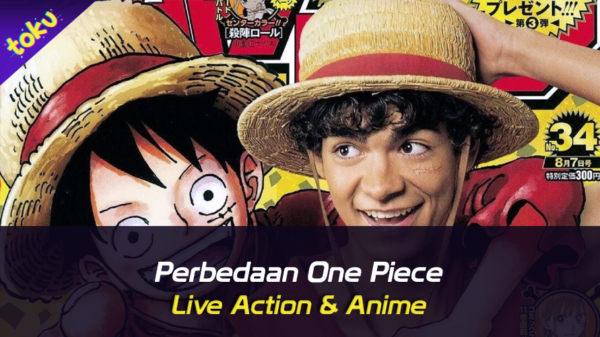 Perbedaan One Piece Live Action & Anime. Foto: Toku