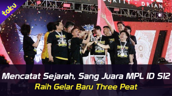 Mencatat Sejarah , Sang Juara MPL ID S12 Raih Gelar Baru Three Peat. Foto: Toku