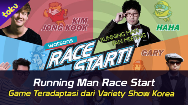 Running Man Race Start Game Teradaptasi dari Variety Show Korea. Foto: Toku